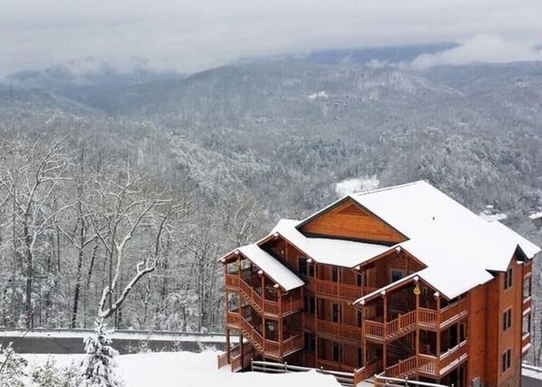 Winter at the resort