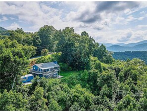 Aerial views of the entire home