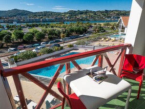 Soak up the sun in our Pool View Terrace! 