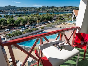 Soak up the sun in our Pool View Terrace!