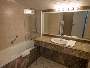 Get ready for your day in the bathroom.