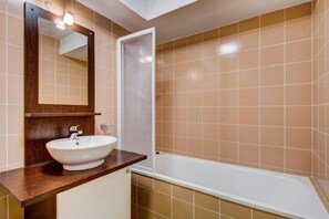 Get ready for your day in the bathroom.