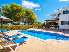 Cloud, Water, Property, Plant, Sky, Blue, Swimming Pool, Shade, Building, Outdoor Furniture