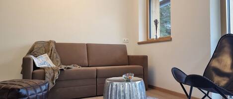 Brown, Couch, Furniture, Property, Building, Comfort, Window, Wood, Interior Design, Textile