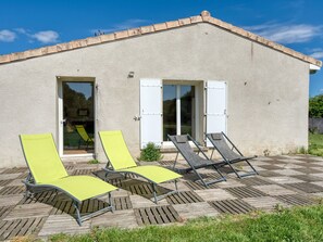 Building, Sky, Window, Plant, Shade, Cloud, House, Land Lot, Outdoor Furniture, Cottage