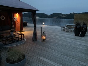 Saloon area on the pier