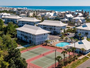 Access to 2 community pools - 1 is heated is seasonally