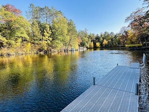 Fall view from the dock.