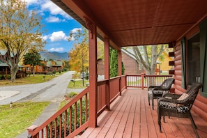 Covered front porch to take in the beautiful mountain views that surround you.