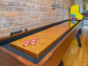 If shuffle board and the Pacman arcade are more your thing we have that too!