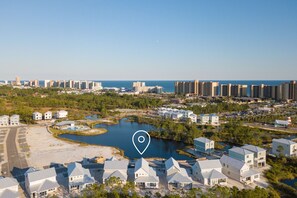 Located just 1 minute from the beach and across from the water in the Summer Salt neighborhood
