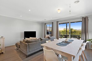 Central heating throughout and airconditioning to the main living area for year round comfort