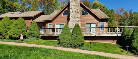 Bavarian Farm From with cobblestone chimney.