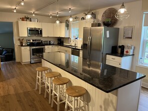 Modern kitchen with new appliances