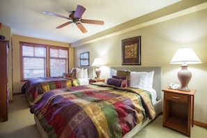 Home Decor, Indoors, Ceiling Fan, Room, Bed