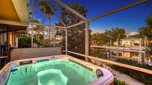 Hot Tub w/ Views of Canal