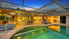 Screened-In Pool w/ Views of Canal