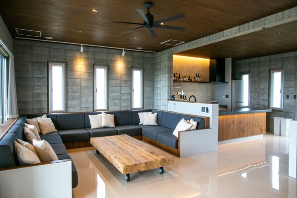 Área de sala de estar