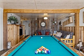 Pool table with Ping Pong accessory available