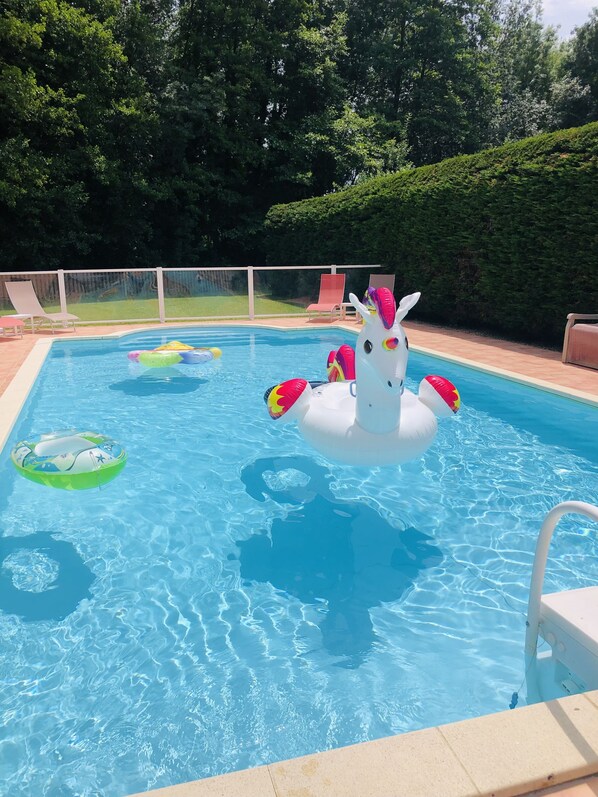 Pool shared between both Gites