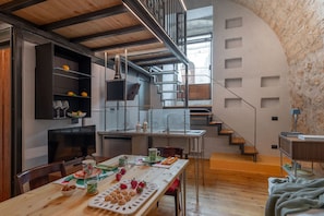 Kitchen, Living Room