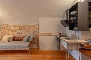 Kitchen, Living Room