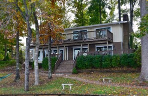 Rear view of home