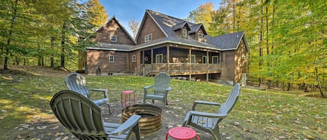 Gaylord Vacation Rental | 4BR | 3.5BA | Stairs Required | 3,200 Sq Ft