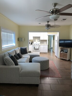 Living room from front door