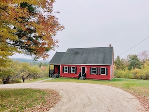 View from driveway