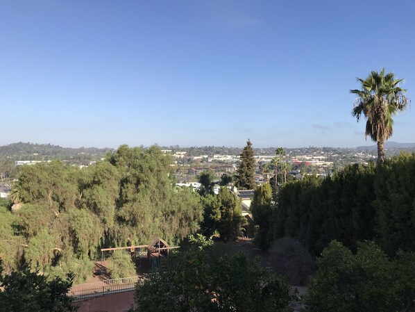 Balcony view daytime, its even more beautiful at night