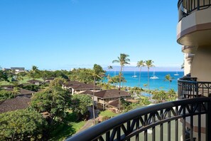 Balcony with ocean view