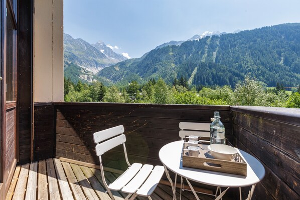 Mountain views from balcony
