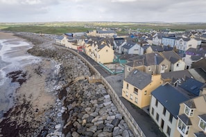Lahinch Prom and Cross Seas (Yellow House bottom right)