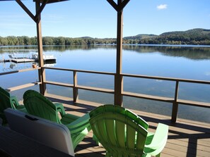 Cabana overlooking the lake