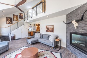 Brick Fireplace