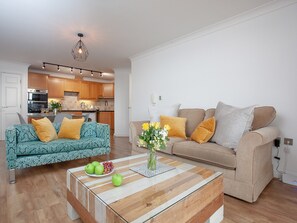 Living area | Pochin House  Apartment 9, St Austell