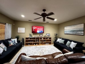 Living Room - 65" Smart Roku TV