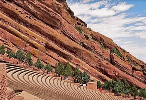 The famous Red Rocks.