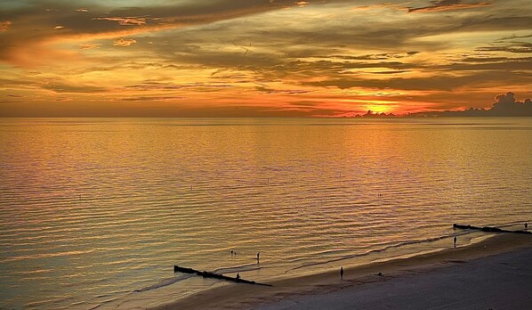 Sunsets from all rooms & balcony 