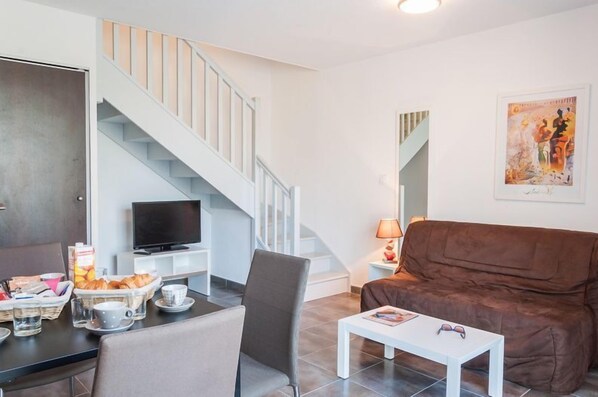 Relax and rejuvenate in the cozy living room.