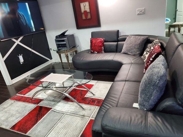 This is one of the views of the living room. 