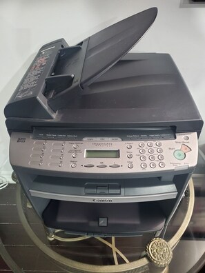 This is a laser printer for those business guests to use if needed. 