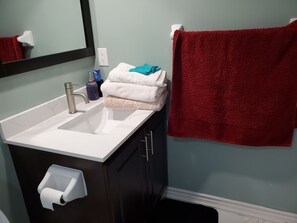 This is one of the washrooms. 