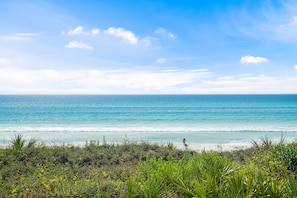 Views from this Gulf Front 1st Floor Condo!