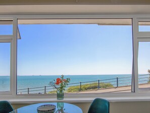 Stunning sea views from the living area | Beachside Bluff - Shanklin Chine Apartments, Shanklin