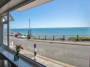 Delightful sea views from the living area | Beachside Bluff - Shanklin Chine Apartments, Shanklin