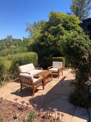 Front porch seating area