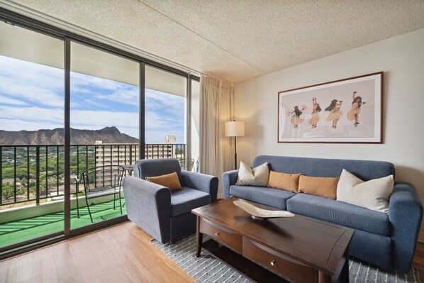 Furniture, Indoors, Living Room, Couch, Balcony