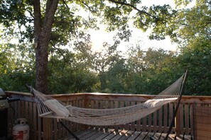 Relax in the hammock